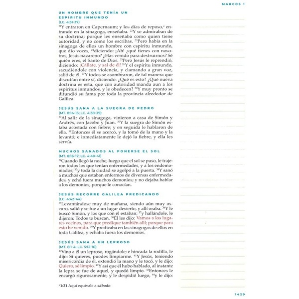 Biblia devocional Mujer Verdadera RVR60 Duo-tono Coral - Image 5