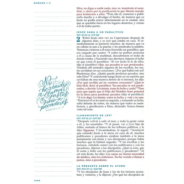 Biblia devocional Mujer Verdadera RVR60 Duo-tono Coral - Image 6