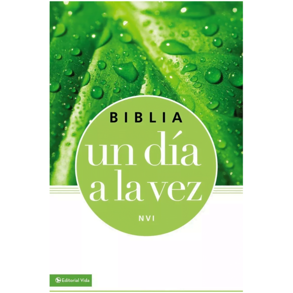 Biblia Un Día A La Vez Nvi Color Verde Piel Italiana Rústica