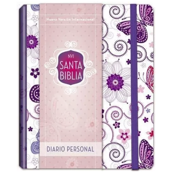 Santa Biblia Nvi Edición Diario Personal, Tapa Dura Mariposa