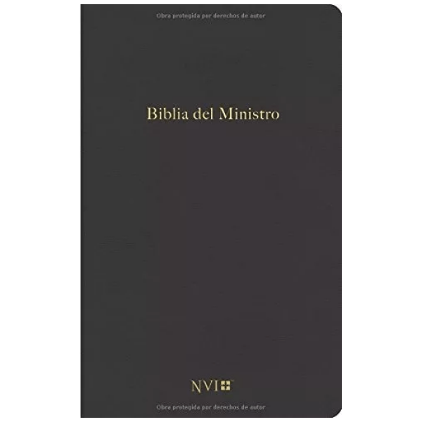 Biblia Del Ministro Nvi, Imitación Piel, Color Negro