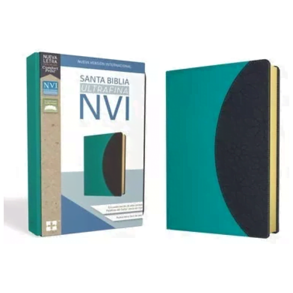 Biblia Ultrafina Nvi Imitación Piel Azul