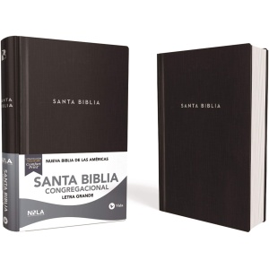NBLA Biblia Congregacional Tapa Dura Negro