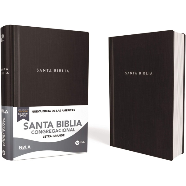 NBLA Biblia Congregacional Tapa Dura Negro