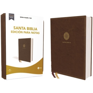 Biblia RVR 1960 LeatherSoft Café para notas PJR