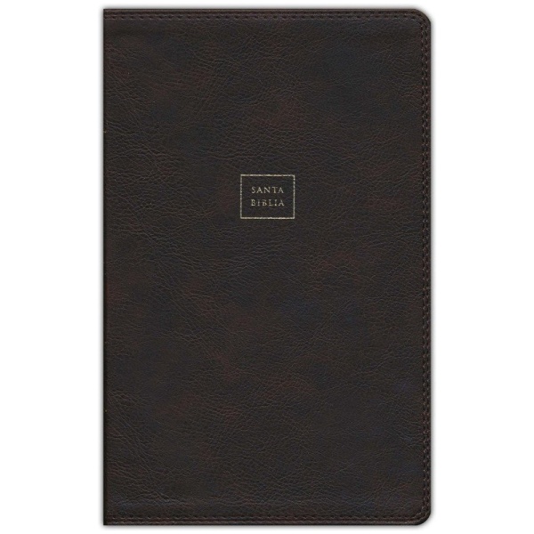 Biblia RV1960 Ultrafina Letra Grande Leathersoft Café dos colores
