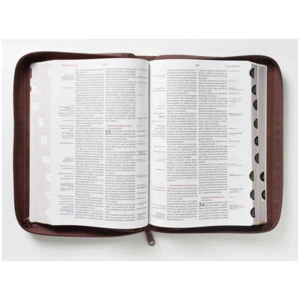 Biblia RVR De Referencia Thompson Cafe cierre índice, Ampliada y actualizada - Image 3