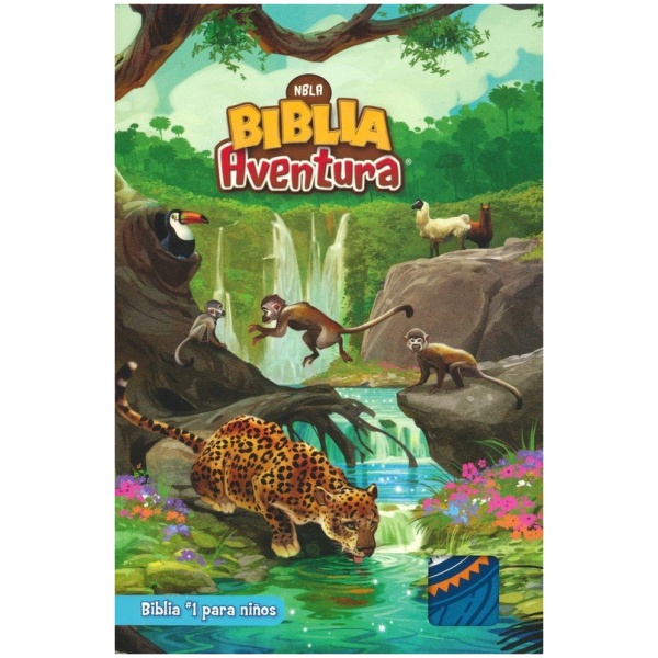 Biblia NBLA Aventura Leathersoft Azul Interior Color Cierre - Image 2