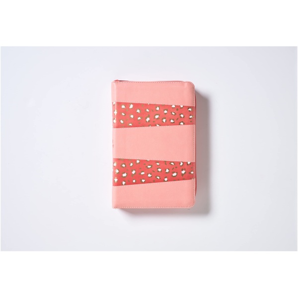 Biblia NBLA Aventura Leathersoft Coral Interior Color Cierre - Image 2