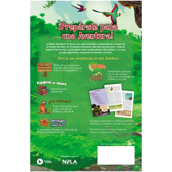 Biblia NBLA Aventura Leathersoft Coral Interior Color Cierre - Image 3