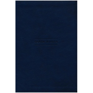 Biblia NVI 2022 una columna Referencias Leathersoft Navy PJR 8pt