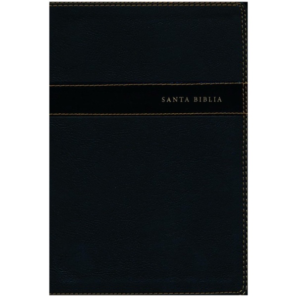 Biblia NVI 2022 Ultrafina Letra Gigante Leathersoft Negro - Image 2