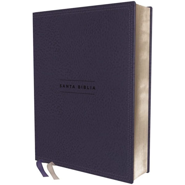 Biblia NVI 2022 Para Notas Leathersoft Azul Marino - Image 3