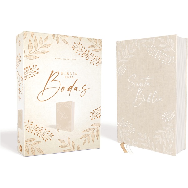 Biblia RVR1960 Bodas Tapa Dura Tela Caja De Regalo