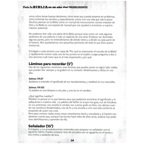 Toda La Biblia En Un Año Para Preadolescentes: 50 Lecciones - Image 6