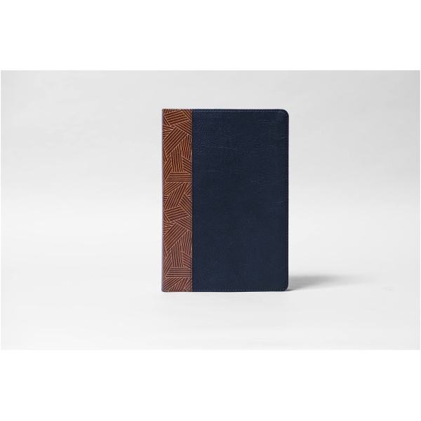 Biblia RVR1960 Estudio Arcoiris Tostado/Negro Símil Piel índice 10pt - Image 2
