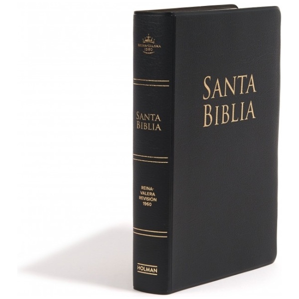 Biblia RVR1960 Letra Grande Manual Vinil Negro 12pt
