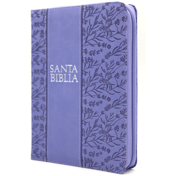 Biblia Letra Grande RVR60 Morado cierre índice 12 pt - Image 2