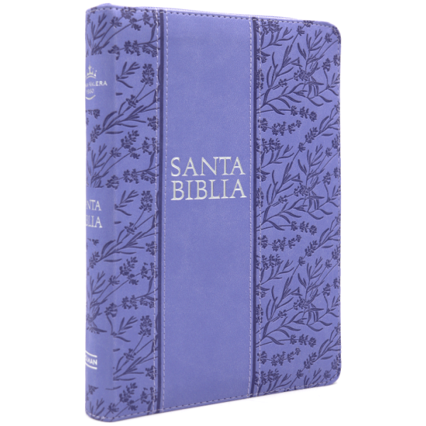 Biblia Letra Grande RVR60 Morado cierre índice 12 pt - Image 3