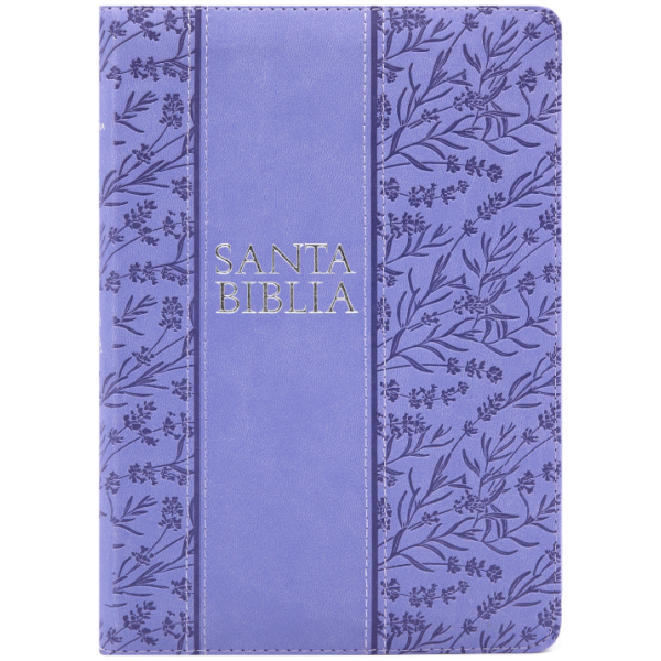 Biblia Letra Grande RVR60 Morado cierre índice 12 pt