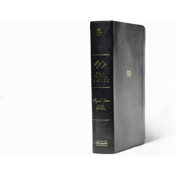 Biblia NBLA Temática De Estudio Negro Símil Piel - Image 2
