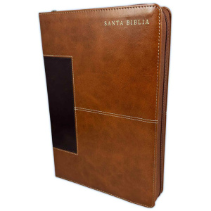 Biblia RVR1960 Letra Súper Gigante Cierre Marrón índice 19pt