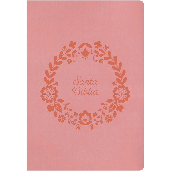 Biblia RVR1960 Regalos Y Premios Rosa Símil Piel