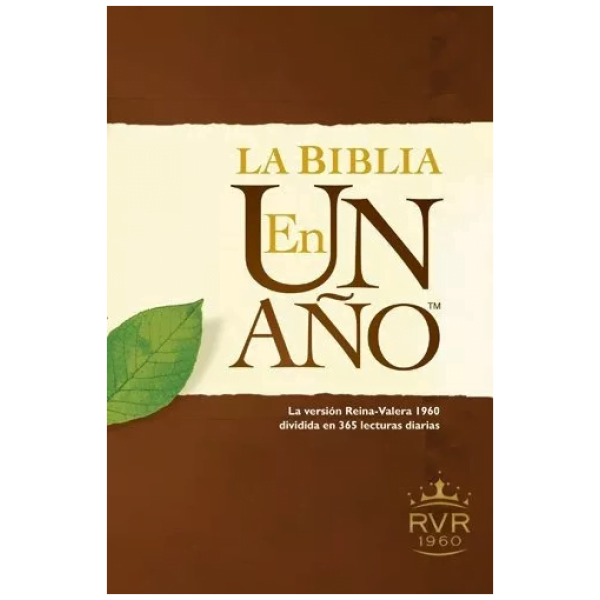 La Biblia En Un Año Reina Valera 1960 Tapa Dura