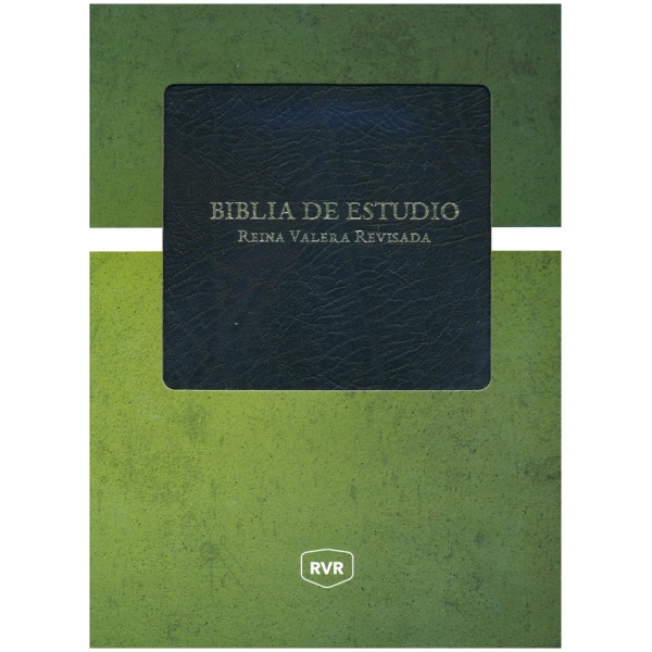 Biblia de Estudio RVR piel especial negro clásico - Image 2