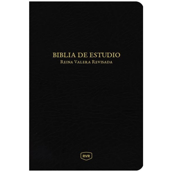 Biblia de Estudio RVR piel especial negro clásico