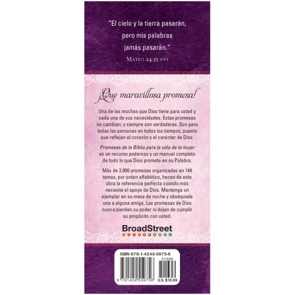 Promesas de la Biblia Para La Vida de la Mujer - Image 3