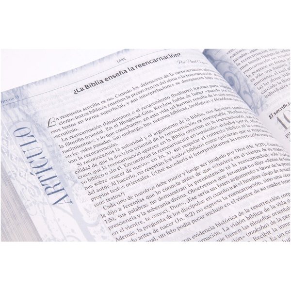 Biblia de Estudio de Apologética negro imitación piel - Image 4