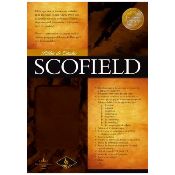 Rvr 1960 Biblia De Estudio Scofield, Chocolate Imit Piel