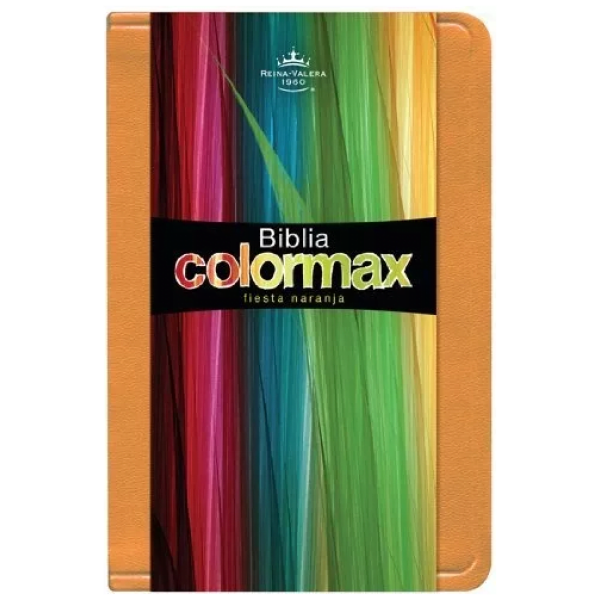 Biblia Colormax Fiesta Naranja Reina Valera 1960 De Bolsillo