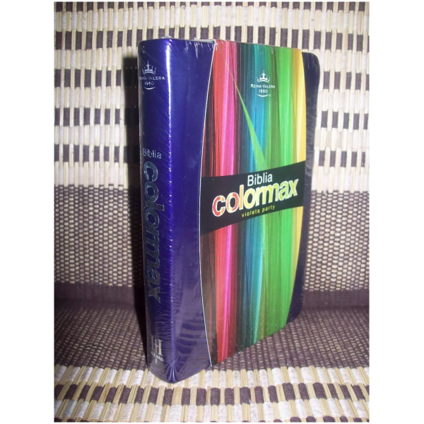 Rvr 1960 Biblia Colormax, Partido Violeta Imitación Piel - Image 5