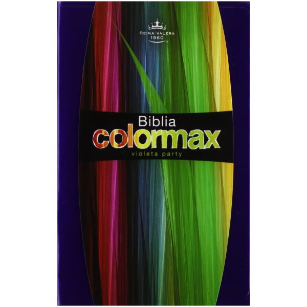 Rvr 1960 Biblia Colormax, Partido Violeta Imitación Piel
