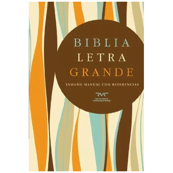 Biblia Tamaño Manual Letra Grande Rvc Tapa Dura