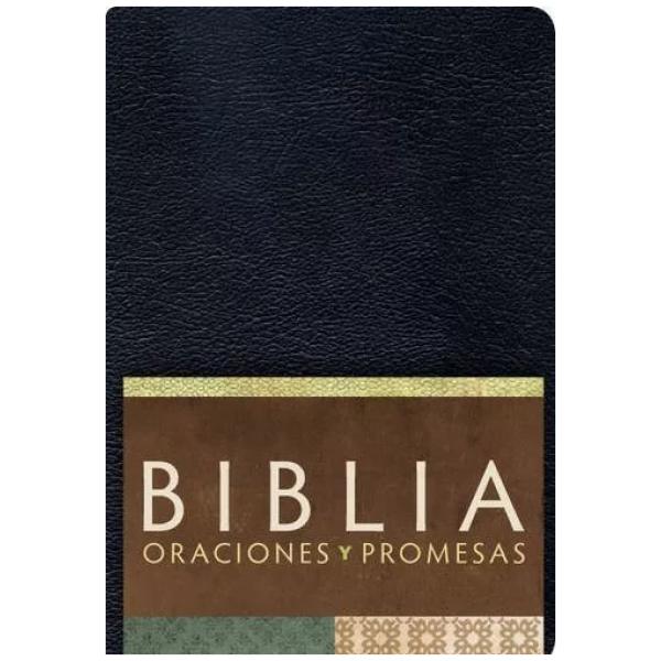 Biblia Oraciones Y Promesas Rvc, Imitación Piel, Color Negro