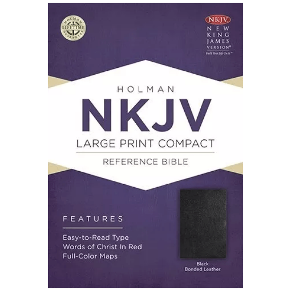 Biblia Holman Compacta Con Referencias Nkjv Imit Piel Negro
