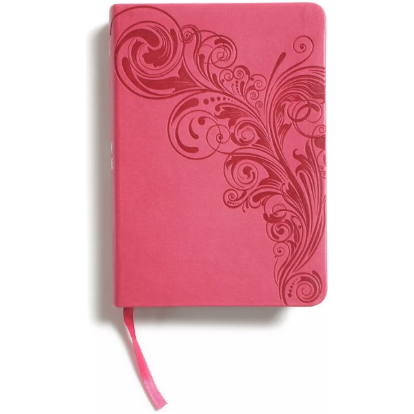 Kjv Biblia Compacta, Rosa, Imitación Piel