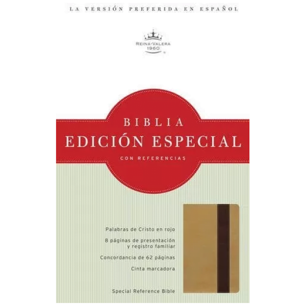 Biblia Ed Especial Referencias Rvr1960 Oro/marrón, Imit Piel