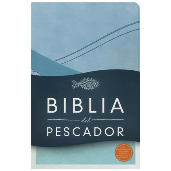 Biblia De Pescador, Imitación Piel, Azul Cobalto