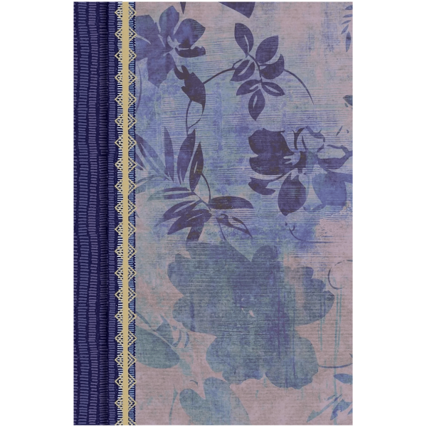 Rvr 1960 Biblia De Estudio Para Mujeres, Azul Floreado Tela