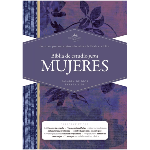 Biblia De Estudio Para Mujeres Rvr1960, Tapa Dura