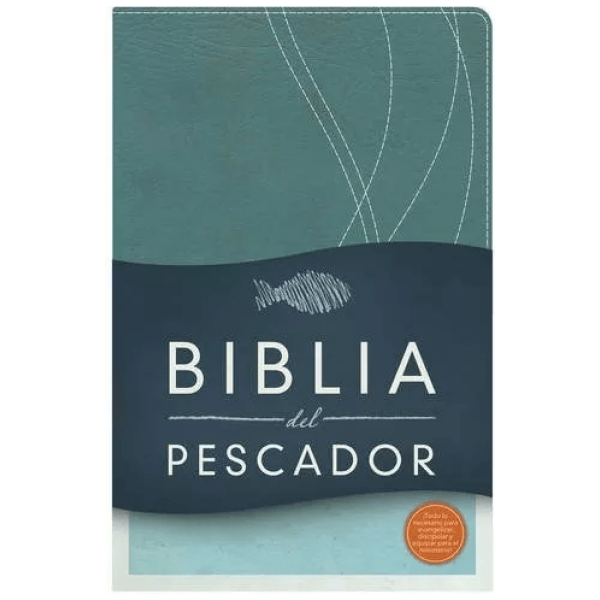 Biblia Del Pescador Rvr1960, Imitación Piel Azul Petroleo