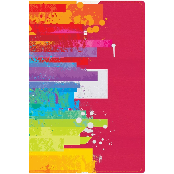 Ntv Biblia De Estudio Arco Iris, Acuarela S/ Frambuesa