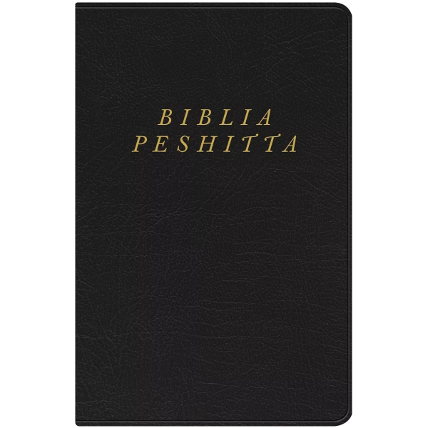 Biblia Peshitta , Imitación Piel, Color Negro, Con Índice