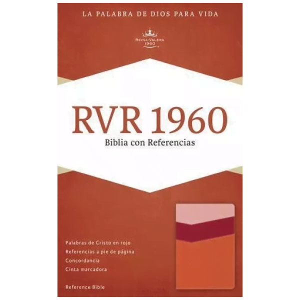 Biblia Con Referencias Rvr1960 Mango/fresa/durazno Claro