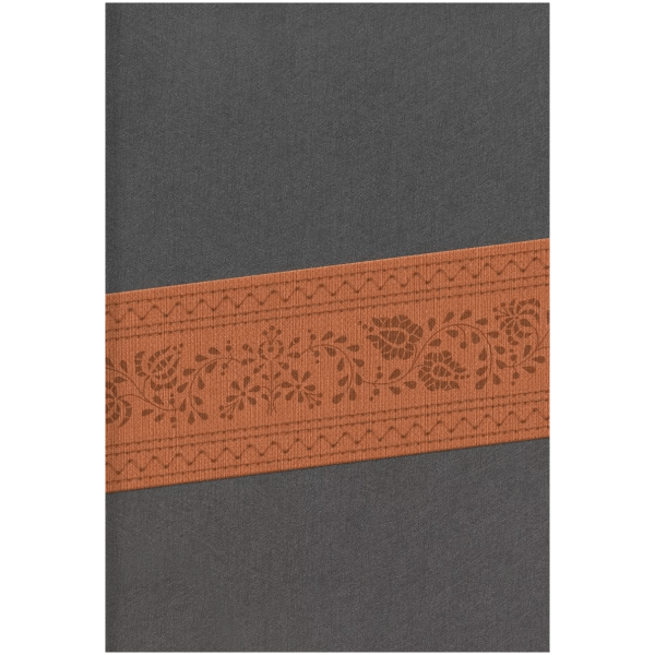 Rvr 1960 Biblia Letra Grande, Gris/marrón, Cierre, Simi-piel