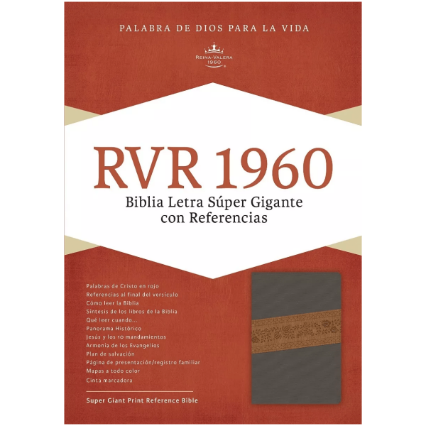 Biblia Letra Super Gigante Rvr1960, Edición Con Indice
